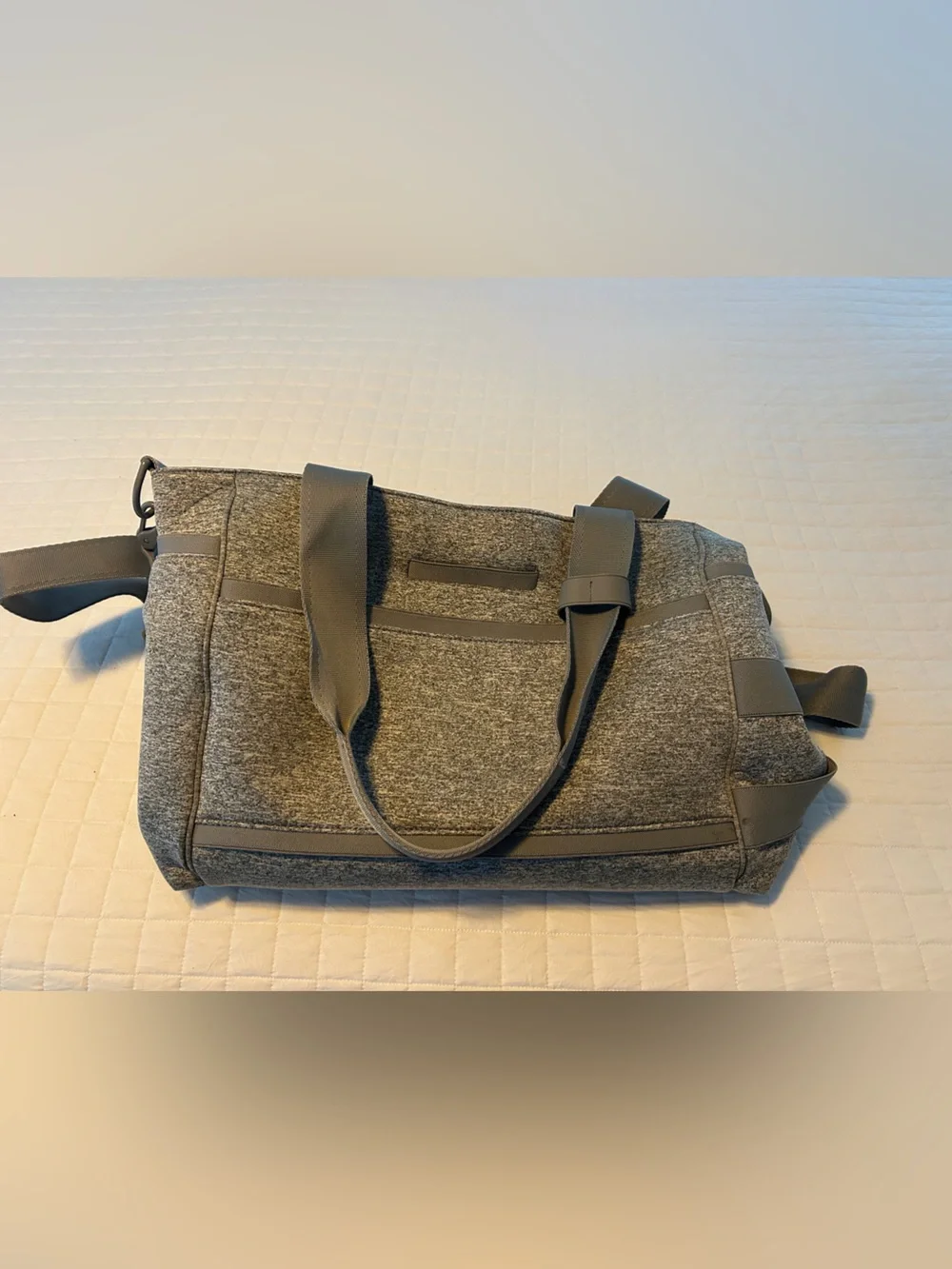 Dagne Dover Heather Gray Diaper Bag